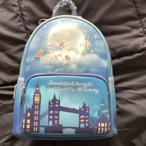 Loungefly Peter Pan Mini Backpack NWT